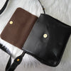 Loewe Velazquez PVC/皮革单肩包 黑色/棕色