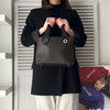 Celine Macadam PVC/皮革手提包 黑色