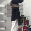 Celine Macadam PVC/皮革单肩包 棕色