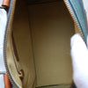 Polo Ralph Lauren Check PVC/Leather Mini Boston Bag in Green/Brown