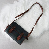 ポロ ラルフローレン チェック柄 PVC メッセンジャーバッグ ショルダーバッグ グリーン - NEWSED