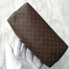 Celine Macadam PVC/皮革手拿包 棕色