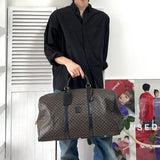 セリーヌ ヴィンテージ マカダム PVC/レザー ボストンバッグ ブラック - NEWSED