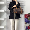 Celine Macadam PVC 迷你波士顿包 手提包 棕色
