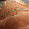 Celine Vintage Macadam PVC/Leather Handbag Freestanding Brown