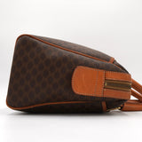 セリーヌ ヴィンテージ マカダム PVC/レザー ミニボストンバッグ ブラウン - NEWSED