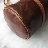 エトロ ペイズリー PVC ミニドラムバッグ ハンドバッグ ボルドー - NEWSED