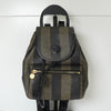 Fendi Pecan PVC/Leather Backpack in Khaki/Black