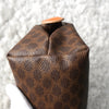Celine Macadam PVC/Leather Second Bag Pouch Brown