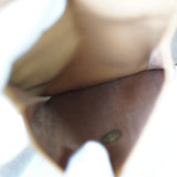 セリーヌ マカダム PVC / レザー 二つ折り財布 ホワイト / ベージュ - NEWSED