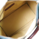 ポロ ラルフローレン チェック柄 PVC ハンドバッグ ミニボストンバッグ グリーン - NEWSED