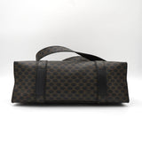 セリーヌ マカダム PVC/レザー トートバッグ ブラック/ブラウン - NEWSED