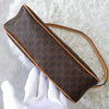 Celine Vintage Macadam One Shoulder Bag Mini Bag Handbag PVC/Leather Brown