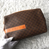 Celine Macadam PVC/Leather Second Bag Pouch Brown