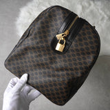 セリーヌ マカダム PVC ボストンバッグ ブラック - NEWSED