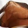Celine Vintage Macadam PVC/Leather Handbag Freestanding Brown