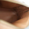 Celine Vintage Macadam PVC/Leather Mini Boston Bag Handbag Brown