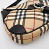 バーバリー ノバチェック PVC/レザー ワンショルダーバッグ ベージュ/ブラック