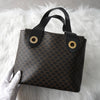 Celine Macadam PVC/皮革手提包 黑色