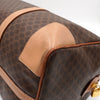 セリーヌ ヴィンテージ マカダム PVC/レザー ボストンバッグ ブラウン