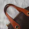 Celine Macadam PVC/皮革手提包单肩包 A4 收纳包棕色
