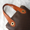 Celine Macadam PVC/皮革手提包单肩包 A4 收纳包棕色