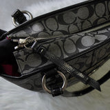 コーチ シグネチャー PVC トートバッグ ブラック F18917 - NEWSED