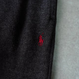 ポロ ラルフローレン ポニーロゴ スウェットパンツ ダークグレー