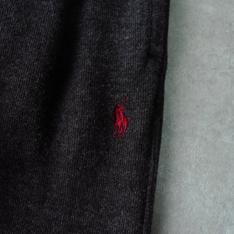 ポロ ラルフローレン ポニーロゴ スウェットパンツ ダークグレー
