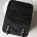 プラダ テスート ポコノ ナイロン / サフィアーノレザー トライアングルロゴ / キャリーバッグ ブラック