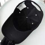 アミパリ アミ パリス ハートロゴ キャップ ブラック