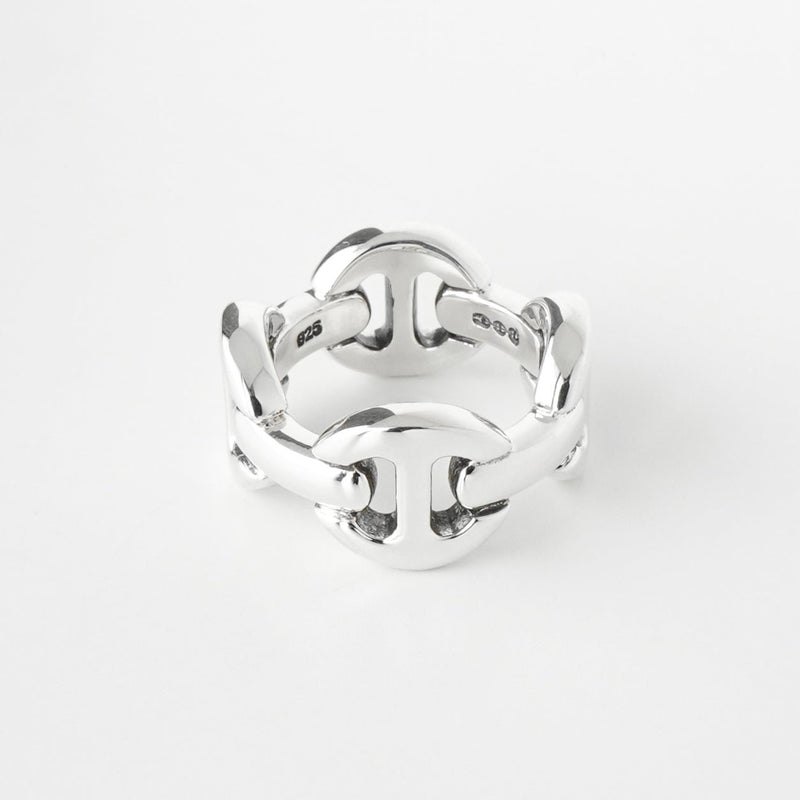 ホーセンブース QUAD LINK シルバー925 指輪 リング サイズ8 / 16号 新品仕上げ - NEWSED