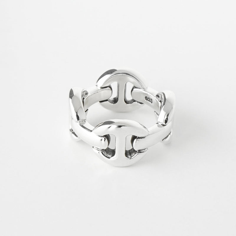 ホーセンブース QUAD LINK シルバー925 指輪 リング サイズ8 / 16号 新品仕上げ - NEWSED