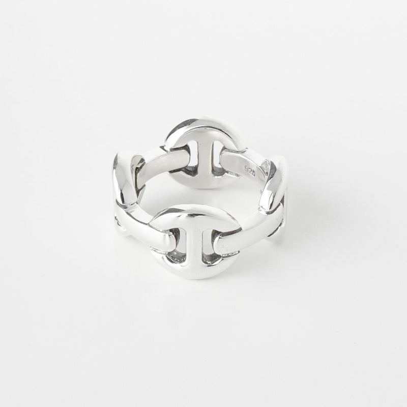 ホーセンブース QUAD LINK シルバー925 指輪 リング サイズ9 / 19号 新品仕上げ - NEWSED