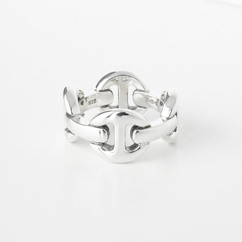 ホーセンブース QUAD LINK シルバー925 指輪 リング サイズ9 / 19号 新品仕上げ - NEWSED