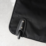 プラダ テスート ポコノ ナイロン / サフィアーノレザー トライアングルロゴ / キャリーバッグ ブラック