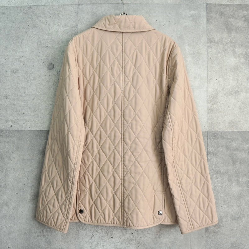 バーバリー キルティングジャケット ノバチェック裏地 ベージュ