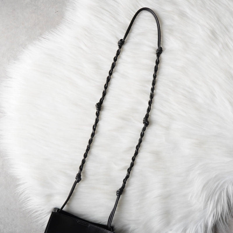 ジルサンダー タングル スモール レザー ショルダーバッグ ブラック