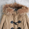 Raccoon Dog Fur Quilting Coat