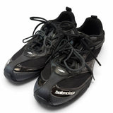 バレンシアガ Radar Sneaker ダメージ加工 レースアップ ローカットスニーカー ブラック 41 (27cm) メンズ - NEWSED