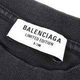 バレンシアガ RAMMSTEIN BOXY ラムシュタイン レギュラーフィット ヴィンテージ加工 半袖Ｔシャツ ブラック XXS メンズ - NEWSED