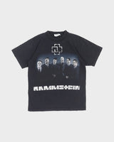 バレンシアガ RAMMSTEIN BOXY ラムシュタイン レギュラーフィット ヴィンテージ加工 半袖Ｔシャツ ブラック XXS メンズ - NEWSED