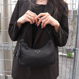 プラダ Re - Edition 2000 ナイロン ミニハンドバッグ ブラック - NEWSED