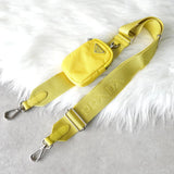 プラダ テスートナイロン / サフィアーノレザー トライアングルロゴ Re - Edition 2005 2WAY ショルダーバッグ ワンショルダーバッグ イエロー - NEWSED