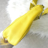 プラダ テスートナイロン / サフィアーノレザー トライアングルロゴ Re - Edition 2005 2WAY ショルダーバッグ ワンショルダーバッグ イエロー - NEWSED