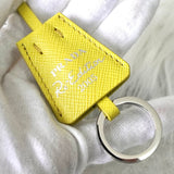 プラダ テスートナイロン / サフィアーノレザー トライアングルロゴ Re - Edition 2005 2WAY ショルダーバッグ ワンショルダーバッグ イエロー - NEWSED