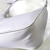 プラダ テスートナイロン / サフィアーノレザー トライアングルロゴ Re - Edition 2005 ワンショルダーバッグ ラベンダー - NEWSED