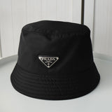 プラダ RE - NYLON ポコノ テスート ナイロン バケットハット 帽子 三角プレート トライアングルロゴ ブラック 保存袋付き - NEWSED
