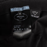 プラダ RE - NYLON ポコノ テスート ナイロン バケットハット 帽子 三角プレート トライアングルロゴ ブラック 保存袋付き - NEWSED