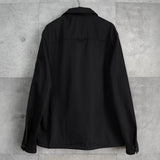 プラダ Re - Nylon トライアングルロゴ ナイロン シャツジャケット メンズ ブラック - NEWSED